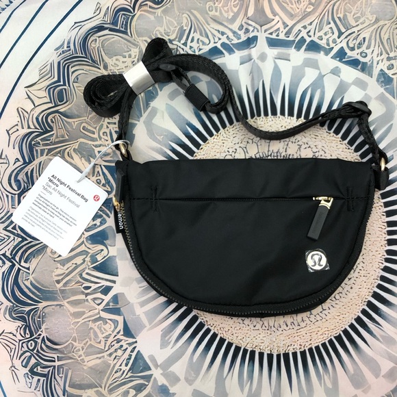 lululemon athletica Handbags - Lululemon All Night Festival Bag 2L | Black Crossbody | Gym Essential
